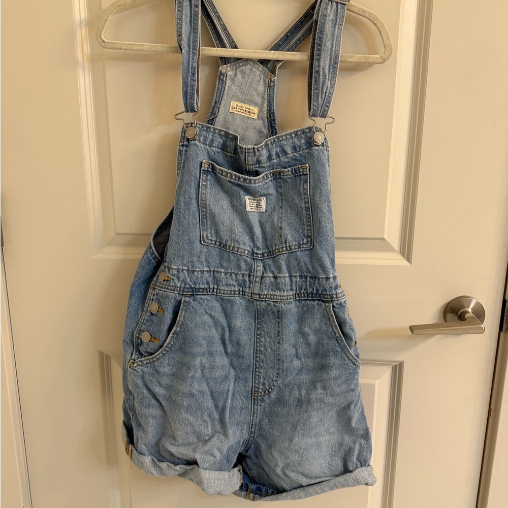 Levi's Light Blue Denim Overalls